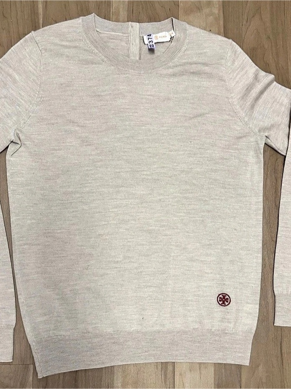 Tory Burch Merino Wool Crew Neck Sweater Size Medium